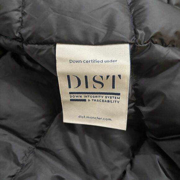 MONCLER Genius 7 Moncler Fragment Navy Shady Down Denim Jacket Authentic Size XL - Picture 12 of 16